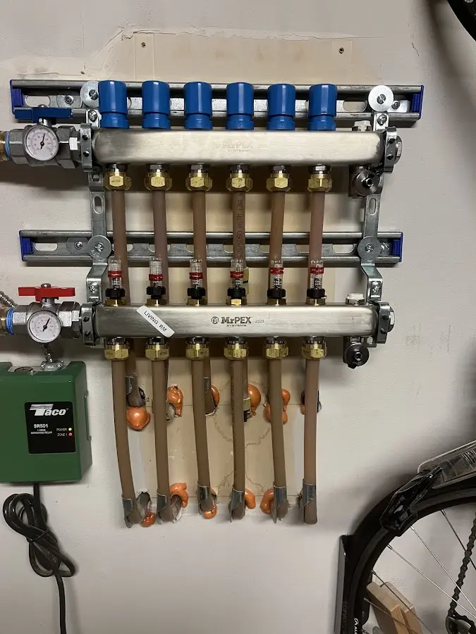 Plumber performing Gas Leak Detection at a residential property in Neptune